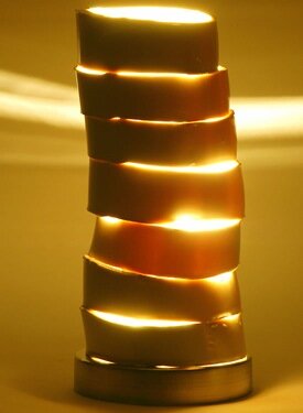 Rough cut candle holder 