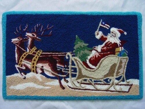 christmas rug 