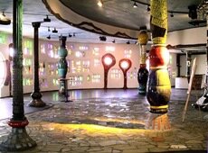 Hundertwasser building - interior