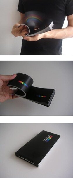Rainbow in your hand flip book