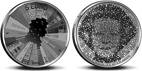 Dutch Architecture 5 Euro Coin Design