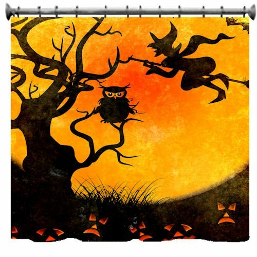 Halloween curtain 