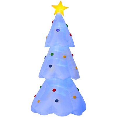 Giant inflatable color changing christmas tree 2